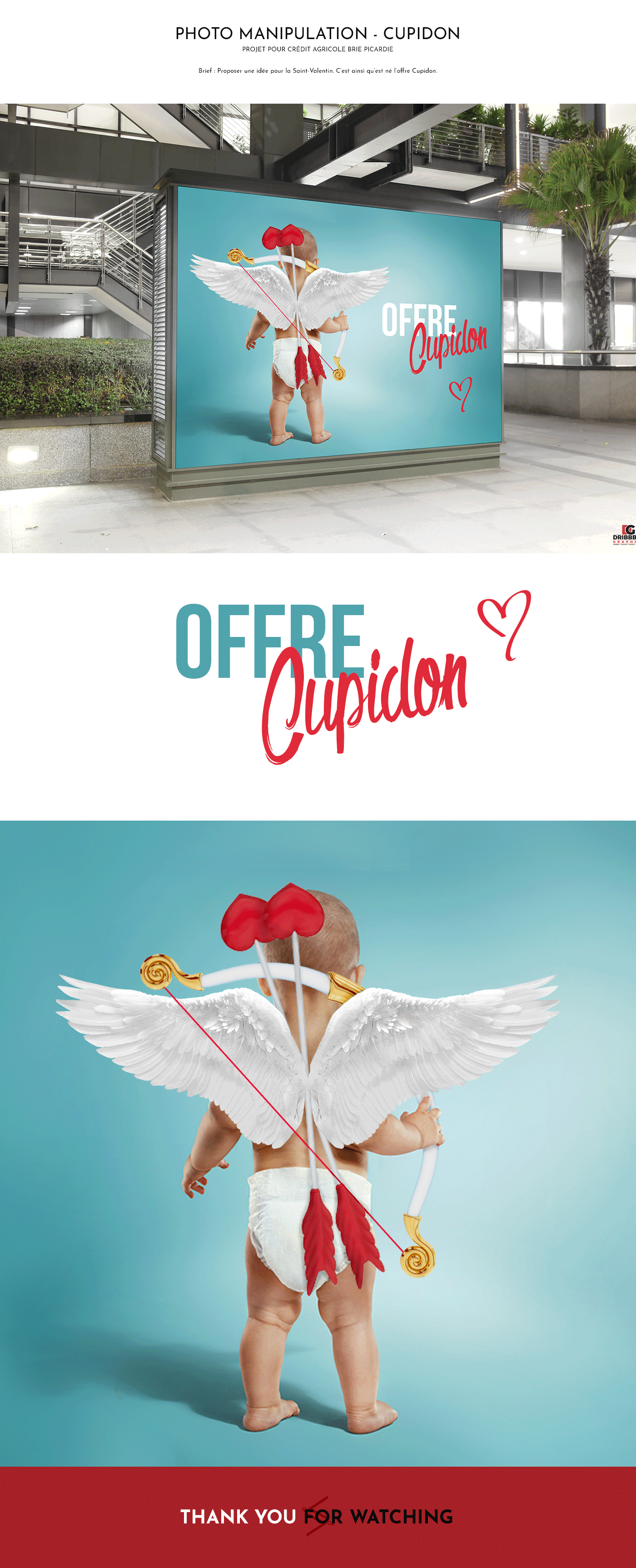Détail créa campagne saint Valentin