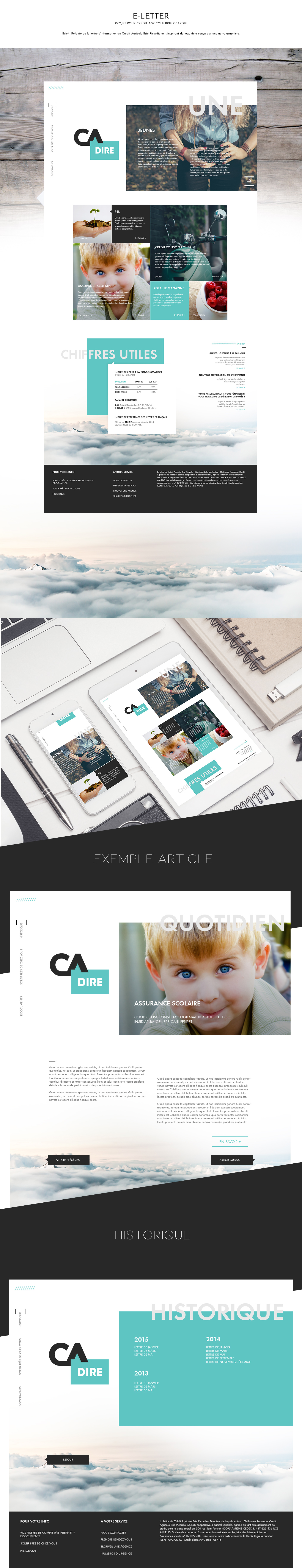 Détail créa lettre numérique crédit agricole
